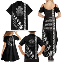 New Zealand Rugby Family Matching Summer Maxi Dress and Hawaiian Shirt Haka Dance Tribal God Mask Maori Pattern LT03 - Polynesian Pride