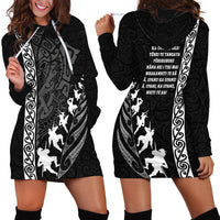 New Zealand Rugby Hoodie Dress Haka Dance Tribal God Mask Maori Pattern LT03 - Polynesian Pride
