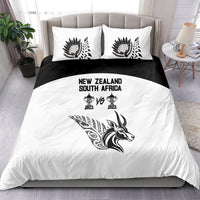 South Africa and New Zealand Bedding Set Champion History Go Final 2023 Vintage Style LT03 - Polynesian Pride