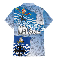 New Zealand Nelson Family Matching Mermaid Dress and Hawaiian Shirt Nelson's Flag and Seal - Maori Art Tattoo LT03 - Polynesian Pride