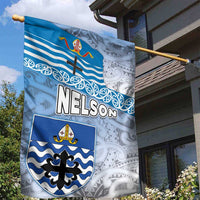 New Zealand Nelson Garden Flag Nelson's Flag and Seal - Maori Art Tattoo LT03 - Polynesian Pride