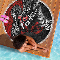 Aotearoa Toitu Te Tiriti Beach Blanket New Zealand Honour the Treaty - Te Tiriti Is Us LT03 - Polynesian Pride
