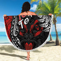 Aotearoa Toitu Te Tiriti Beach Blanket New Zealand Honour the Treaty - Te Tiriti Is Us LT03 - Polynesian Pride