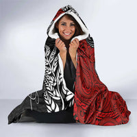 Aotearoa Toitu Te Tiriti Hooded Blanket New Zealand Honour the Treaty - Te Tiriti Is Us LT03 - Polynesian Pride