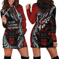 Aotearoa Toitu Te Tiriti Hoodie Dress New Zealand Honour the Treaty - Te Tiriti Is Us LT03 - Polynesian Pride