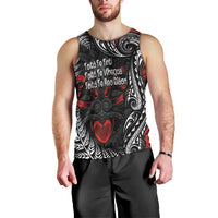 Aotearoa Toitu Te Tiriti Men Tank Top New Zealand Honour the Treaty - Te Tiriti Is Us LT03 - Polynesian Pride