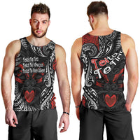 Aotearoa Toitu Te Tiriti Men Tank Top New Zealand Honour the Treaty - Te Tiriti Is Us LT03 - Polynesian Pride