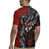Aotearoa Toitu Te Tiriti Rugby Jersey New Zealand Honour the Treaty - Te Tiriti Is Us LT03 - Polynesian Pride