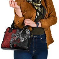 Aotearoa Toitu Te Tiriti Shoulder Handbag New Zealand Honour the Treaty - Te Tiriti Is Us LT03 - Polynesian Pride