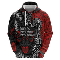 Aotearoa Toitu Te Tiriti Zip Hoodie New Zealand Honour the Treaty - Te Tiriti Is Us LT03 - Polynesian Pride