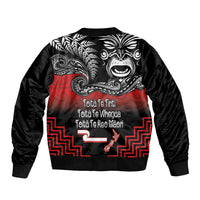 Aotearoa Toitu Te Tiriti Bomber Jacket New Zealand Honour the Treaty - Fight Together LT03 - Polynesian Pride