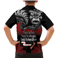 Aotearoa Toitu Te Tiriti Family Matching Mermaid Dress and Hawaiian Shirt New Zealand Honour the Treaty - Fight Together LT03 - Polynesian Pride