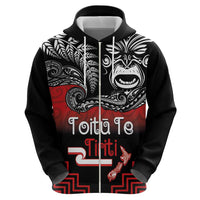 Aotearoa Toitu Te Tiriti Hoodie New Zealand Honour the Treaty - Fight Together LT03 - Polynesian Pride
