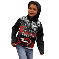 Aotearoa Toitu Te Tiriti Kid Hoodie New Zealand Honour the Treaty - Fight Together LT03 - Polynesian Pride