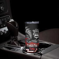 Aotearoa Toitu Te Tiriti Skinny Tumbler New Zealand Honour the Treaty - Fight Together LT03 - Polynesian Pride