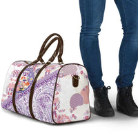 Hawaiian and Japanese Culture Together Travel Bag Tropical Honu with Japanese Elements Purple Color LT03 - Polynesian Pride
