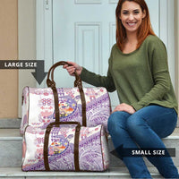 Hawaiian and Japanese Culture Together Travel Bag Tropical Honu with Japanese Elements Purple Color LT03 - Polynesian Pride