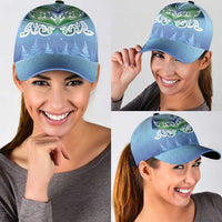 Aotearoa New Zealand New Year Classic Cap Maori Motifs with Silver Fern and Matariki Stars LT03 - Polynesian Pride