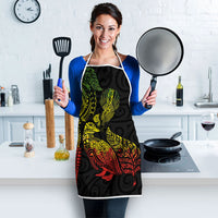 Aotearoa Moko Tribal Tattoo Apron New Zealand Maori Penguin and Fantail Reggae Style LT03 - Polynesian Pride