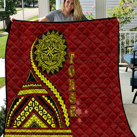 Kolisi Tonga Atele Quilt Ngatu and Polynesian Pattern