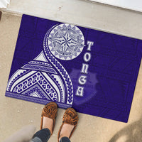 Tupou College Toloa Rubber Doormat Ngatu and Polynesian Pattern