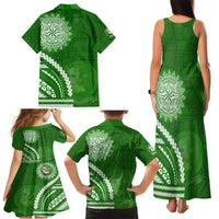Liahona High School Family Matching Tank Maxi Dress and Hawaiian Shirt Ngatu and Polynesian Pattern LT03 - Polynesian Pride