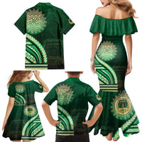 Saineha High School Family Matching Mermaid Dress and Hawaiian Shirt Ngatu and Polynesian Pattern LT03 - Polynesian Pride