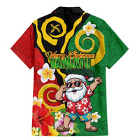 Vanuatu Christmas Family Matching Mermaid Dress and Hawaiian Shirt Funny Santa with Namele and Boar Tusk Tribal LT03 - Polynesian Pride