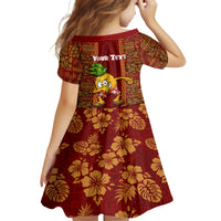 Custom Hawaii Family Matching Off Shoulder Maxi Dress and Hawaiian Shirt Aloha Funny Pineapple Mix Kakau Hawaiian Tribal LT03 - Polynesian Pride