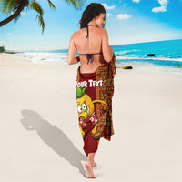 Custom Hawaii Sarong Aloha Funny Pineapple Mix Kakau Hawaiian Tribal LT03 - Polynesian Pride