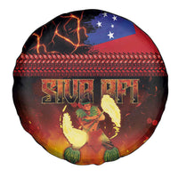 Samoan Siva Afi Spare Tire Cover Tribal Performers of Samoan Fire Knife Dancing LT03 - Polynesian Pride