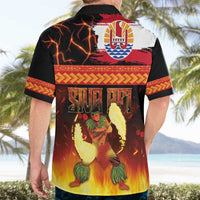 Tahitian Siva Afi Hawaiian Shirt Tribal Performers of Tahitian Fire Knife Dancing LT03 - Polynesian Pride
