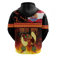 Tahitian Siva Afi Hoodie Tribal Performers of Tahitian Fire Knife Dancing LT03 - Polynesian Pride