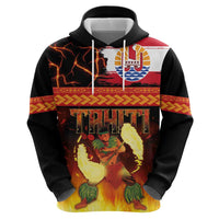 Tahitian Siva Afi Hoodie Tribal Performers of Tahitian Fire Knife Dancing LT03 - Polynesian Pride