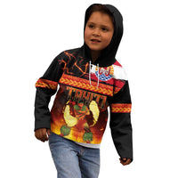 Tahitian Siva Afi Kid Hoodie Tribal Performers of Tahitian Fire Knife Dancing LT03 - Polynesian Pride