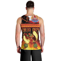 Tahitian Siva Afi Men Tank Top Tribal Performers of Tahitian Fire Knife Dancing LT03 - Polynesian Pride