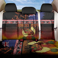 Aotearoa Siva Afi Back Car Seat Cover Tribal Performers of Aotearoa Fire Knife Dancing
