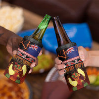 Aotearoa Siva Afi 4 in 1 Can Cooler Tumbler Tribal Performers of Aotearoa Fire Knife Dancing LT03 - Polynesian Pride