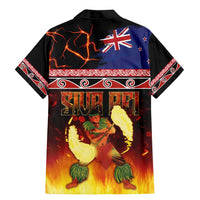 Aotearoa Siva Afi Family Matching Mermaid Dress and Hawaiian Shirt Tribal Performers of Aotearoa Fire Knife Dancing LT03 - Polynesian Pride