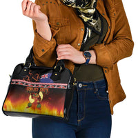 Aotearoa Siva Afi Shoulder Handbag Tribal Performers of Aotearoa Fire Knife Dancing