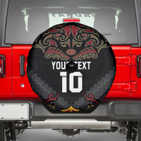 Custom New Zealand Rugby Spare Tire Cover Black Fern Maori Tribal Pattern LT03 - Polynesian Pride