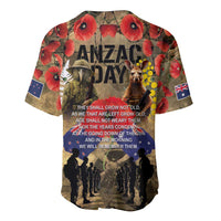 Australia and New Zealand ANZAC Day Baseball Jersey Kangaroo and Kiwi Bird Soldier-Honor and Remember Vintage Style LT03 - Polynesian Pride