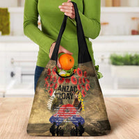 Australia and New Zealand ANZAC Day Grocery Bag Kangaroo and Kiwi Bird Soldier-Honor and Remember Vintage Style LT03 - Polynesian Pride
