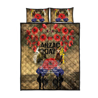 Australia and New Zealand ANZAC Day Quilt Bed Set Kangaroo and Kiwi Bird Soldier-Honor and Remember Vintage Style LT03 - Polynesian Pride