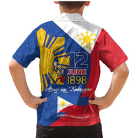 Philippines Independence Day Family Matching Mermaid Dress and Hawaiian Shirt Araw ng Kalayaan Polynesian Sun and YAKAN Pattern LT03 - Polynesian Pride