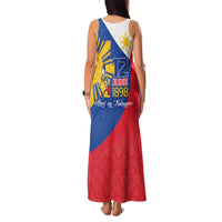 Philippines Independence Day Family Matching Tank Maxi Dress and Hawaiian Shirt Araw ng Kalayaan Polynesian Sun and YAKAN Pattern LT03 - Polynesian Pride