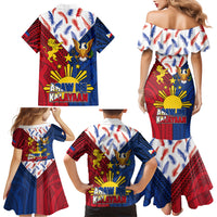 Philippines Independence Day 126th Anniversary Family Matching Mermaid Dress and Hawaiian Shirt Polynesian Pattern National Flag Style LT03 - Polynesian Pride