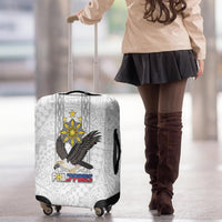 Philippines Eagle Week Luggage Cover Polynesian Pattern Barong Style