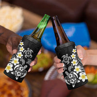 Hawaiian Plumeria Turtles 4 in 1 Can Cooler Tumbler Polynesian Art Tattoo LT03 - Polynesian Pride