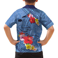 Bula Fiji Hibiscus and Plumeria Flowers Hawaiian Shirt Tapa Tattoo Polynesian Pattern LT03 - Polynesian Pride